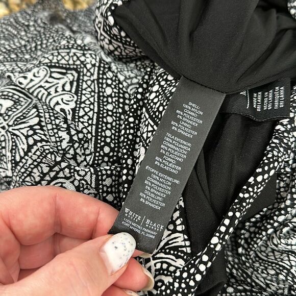 White House Black Market Sleeveless Printed Short Dress Size M - Picture 7 of 11
